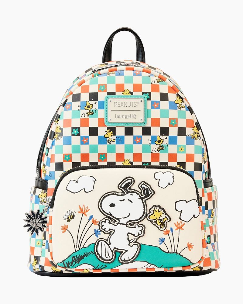 Printed Mini Backpack - Yellow/Snoopy - Kids