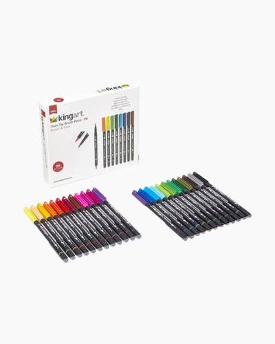 Kingart Brush Pen Art Markers 24 -  Finland