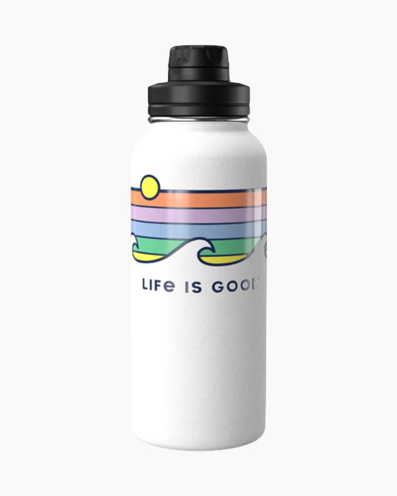 Life is Good Water Bottle 