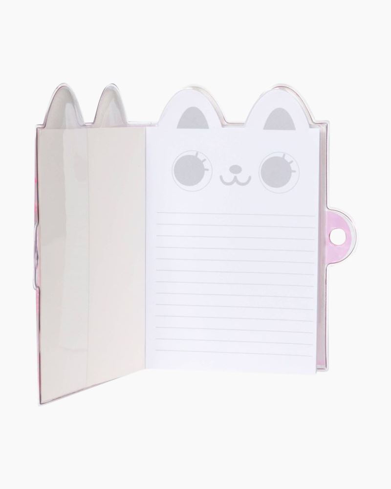 Pink Kawaii Stationery A6 PVC Glitter Diary Journal Planner Cute Unicorn  Pig Cat