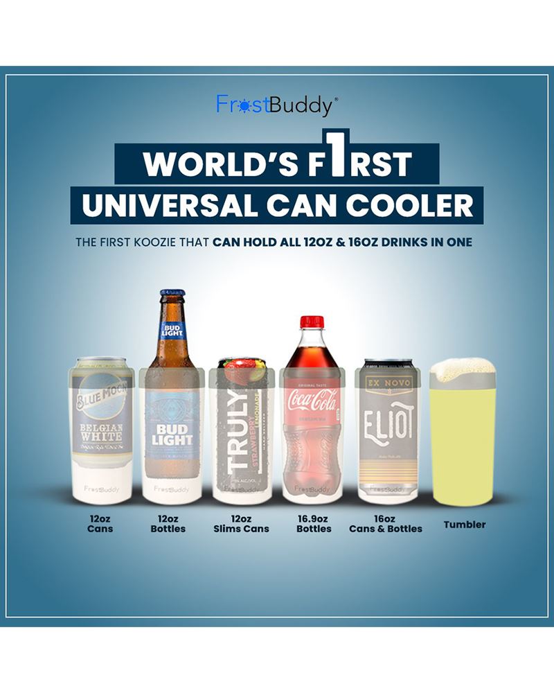 Frost Buddy​ Universal 2.0 Insulated White Glitter Limited Edition
