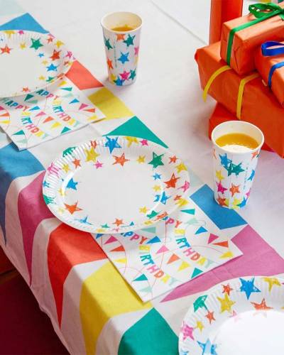 Birthday Brights Rainbow Cups