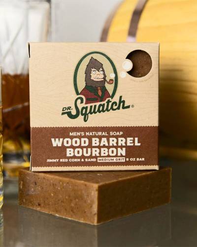 Dr. Squatch Deodorant Wood Barrel Bourbon 3pk Mens Natural 2.65oz No  Aluminum