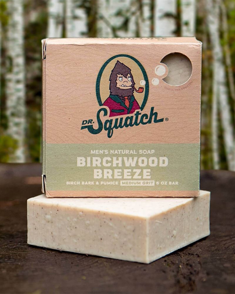 Dr. Squatch All Natural Bar Soap for Men with Heavy Grit, 3 Pack