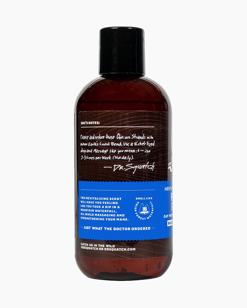 Dr. Squatch Men's Natural Shampoo Fresh Falls 8 oz - Free Shipping