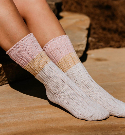 for Bare Feet Buffalo Bills Women's Four Stripe Socks Size: Medium